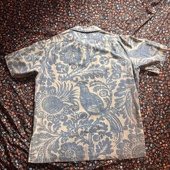 Vintage 90s Polo By Ralph Lauren Floral Hawaiian Button down - Picture 2 of 5